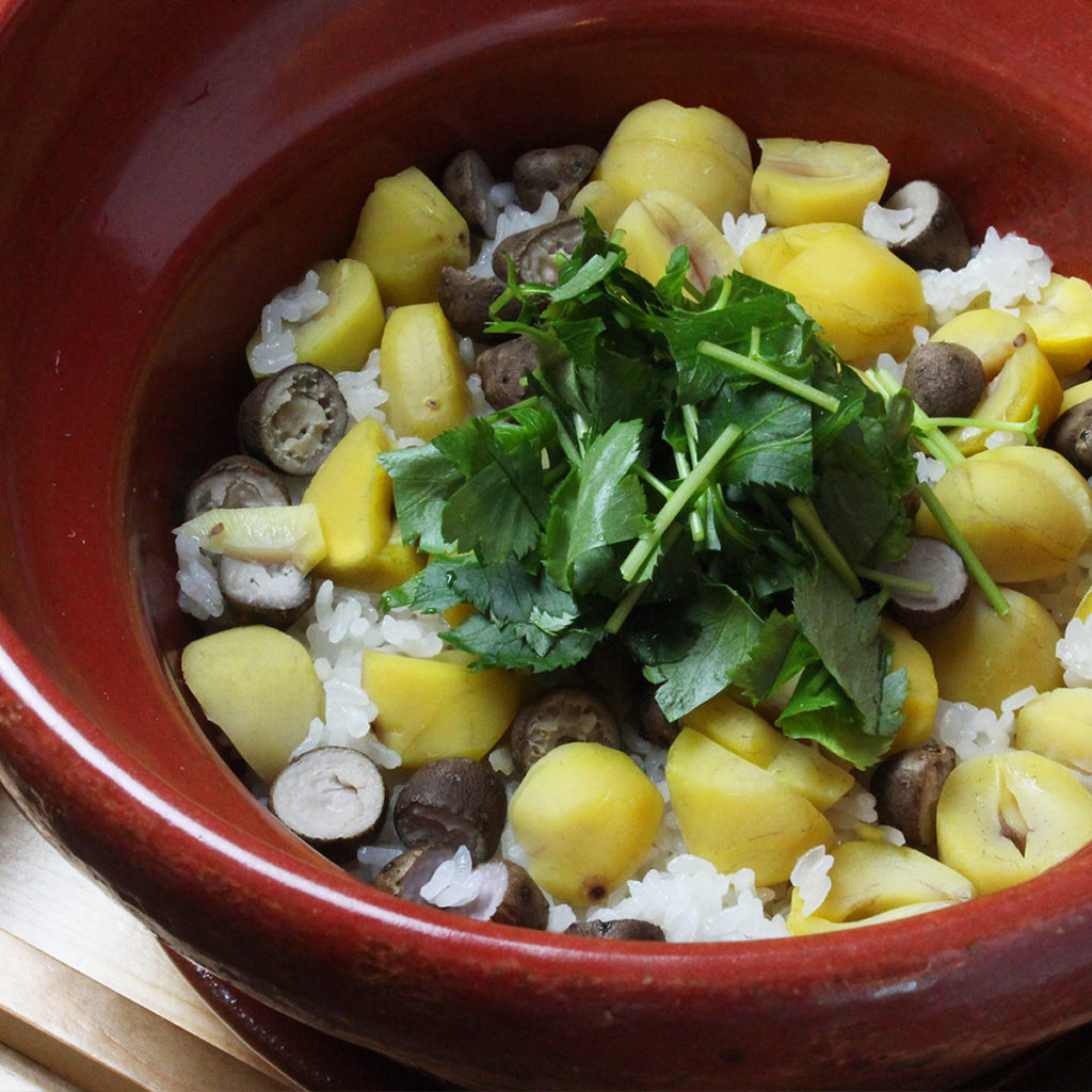 秋メニュー/栗ご飯