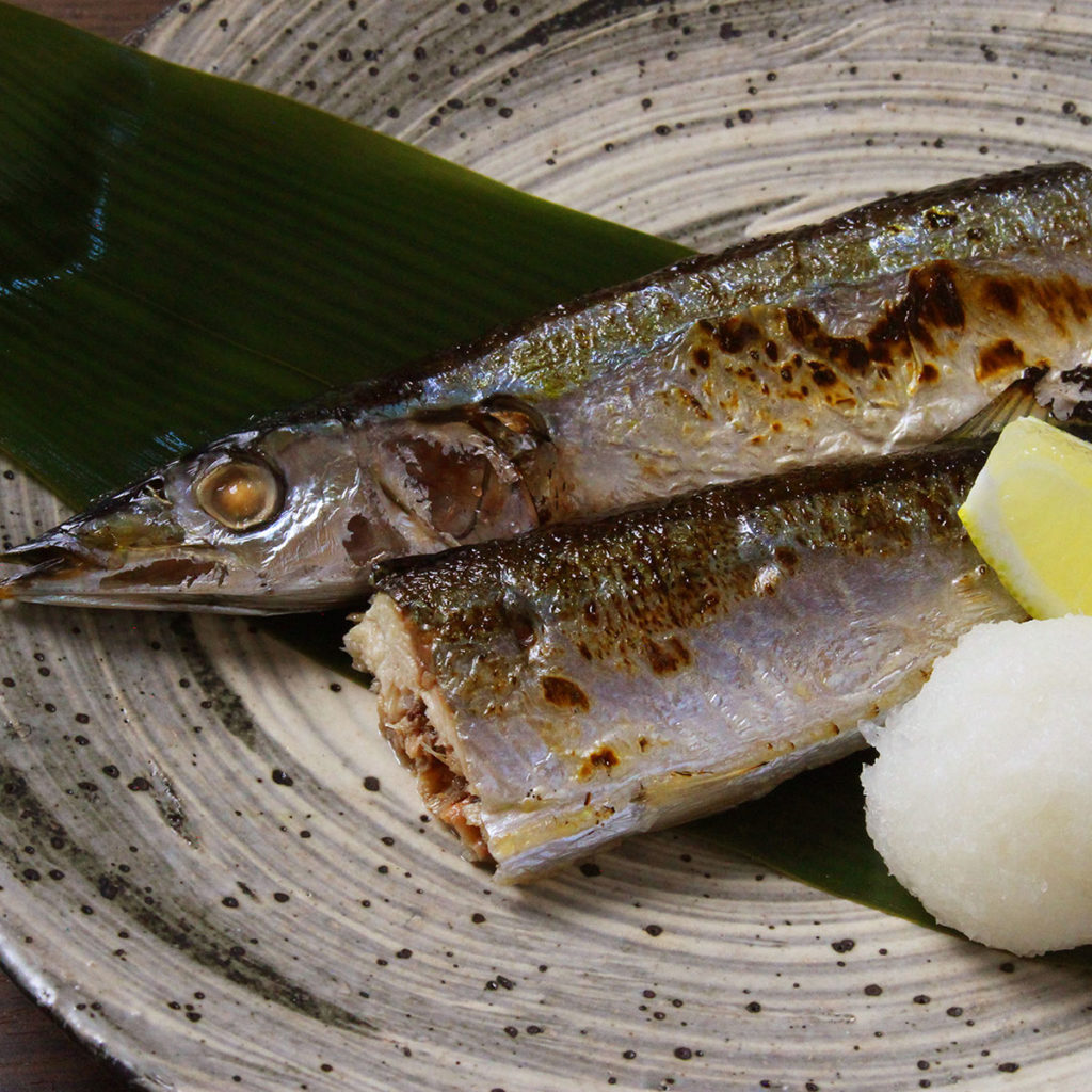 秋メニュー/秋刀魚の塩焼き